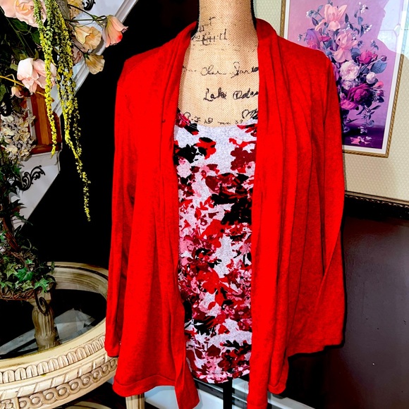 Women’s cardigan with attached tank size 2 XL - Picture 1 of 2